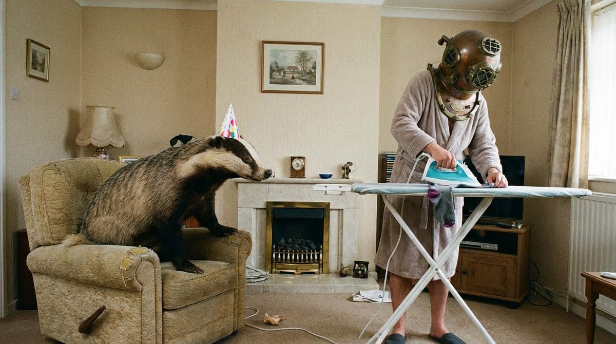 Weird mundane photo concept