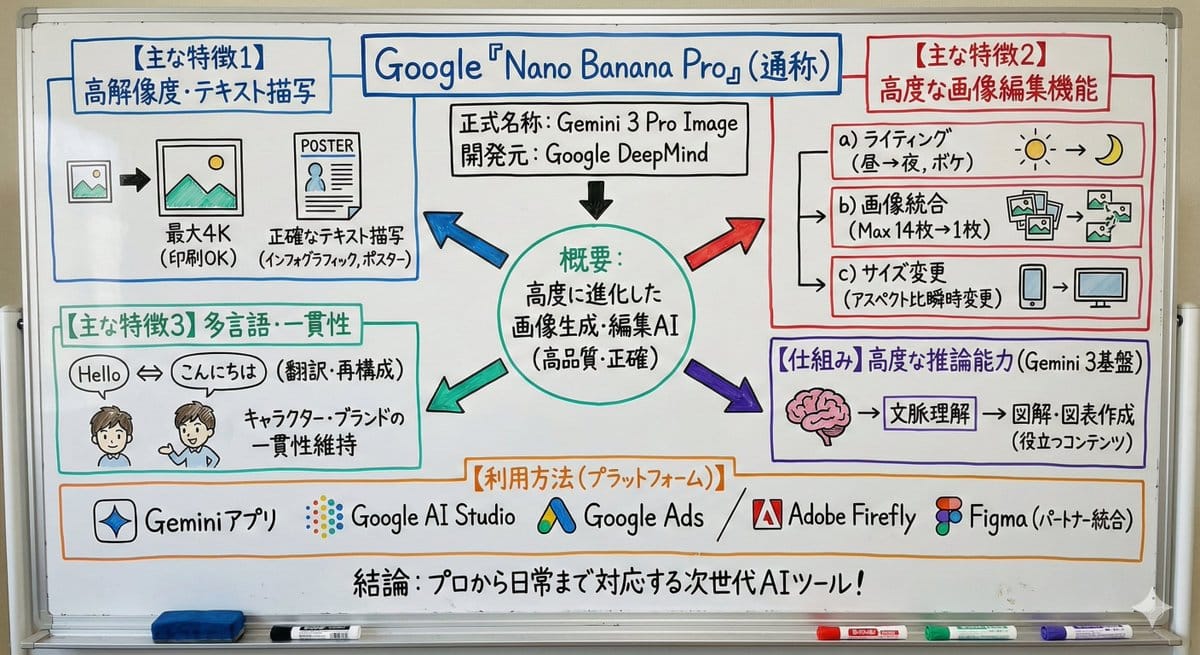 Whiteboard-style simple diagram from text