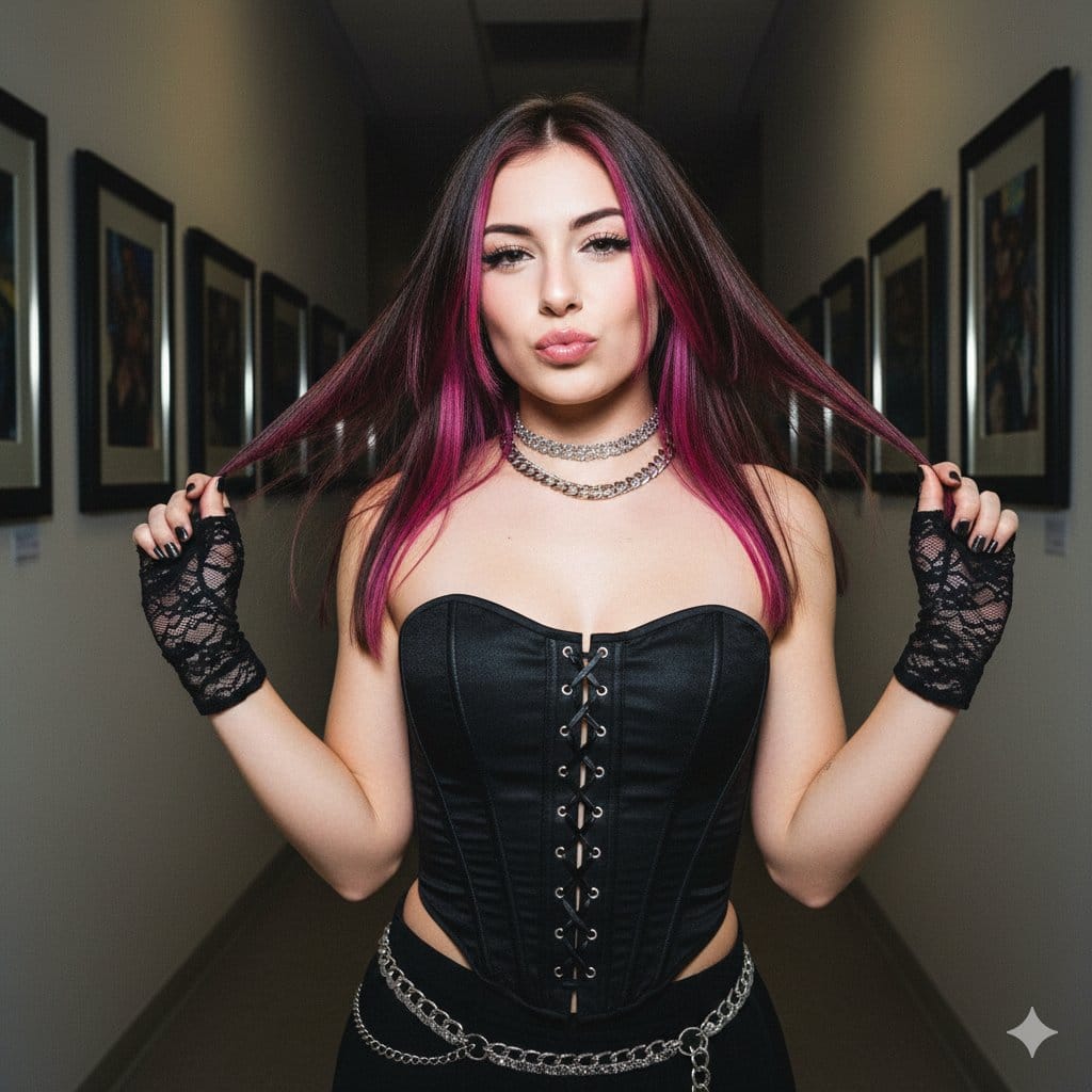 Y2K Flash Influencer Snapshot