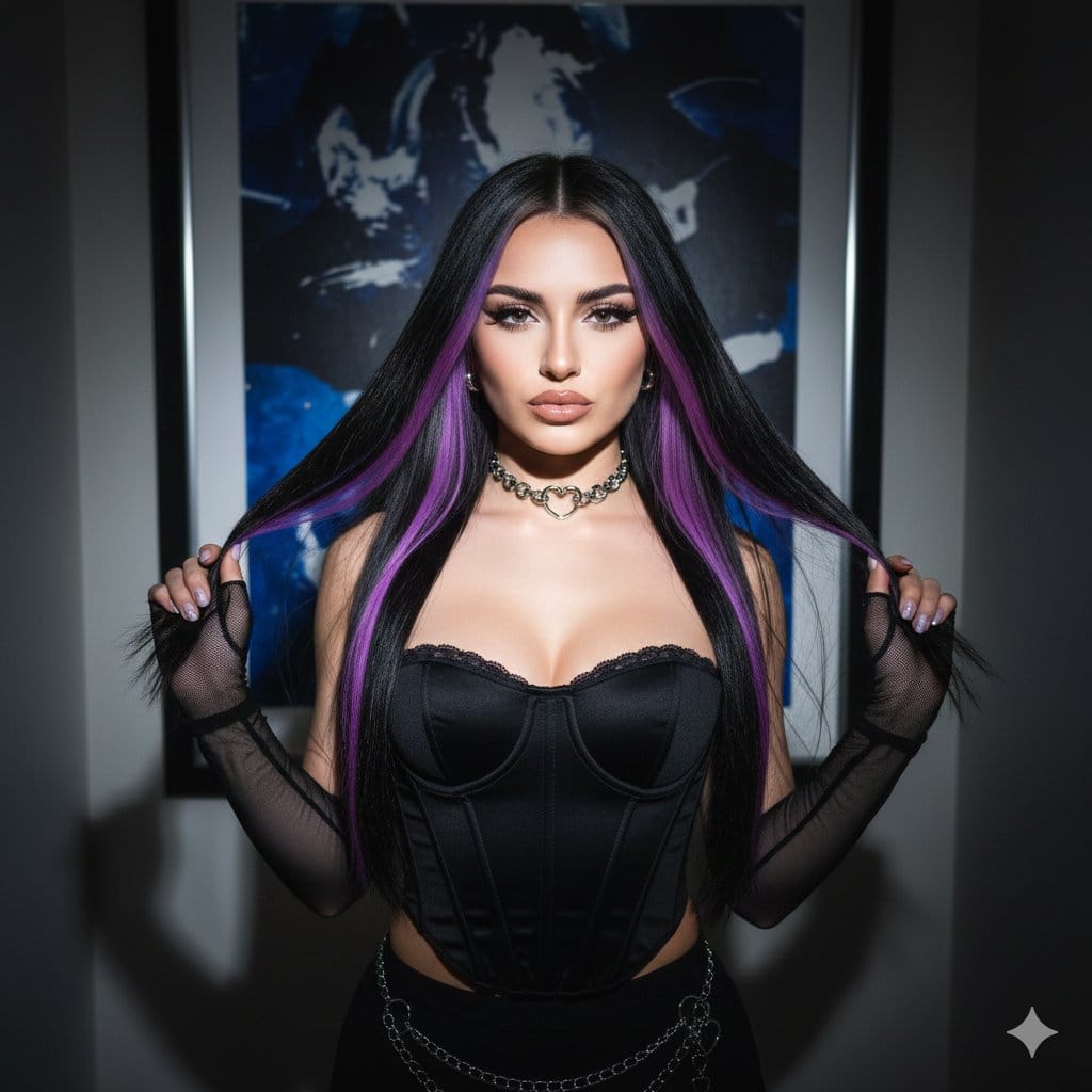 Y2K Flash Snapshot Portrait Prompt