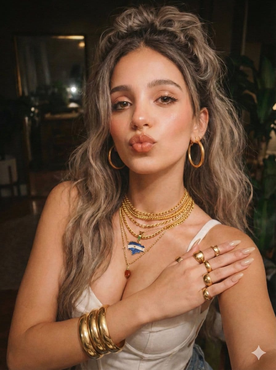 Y2K Glamour Selfie Variants