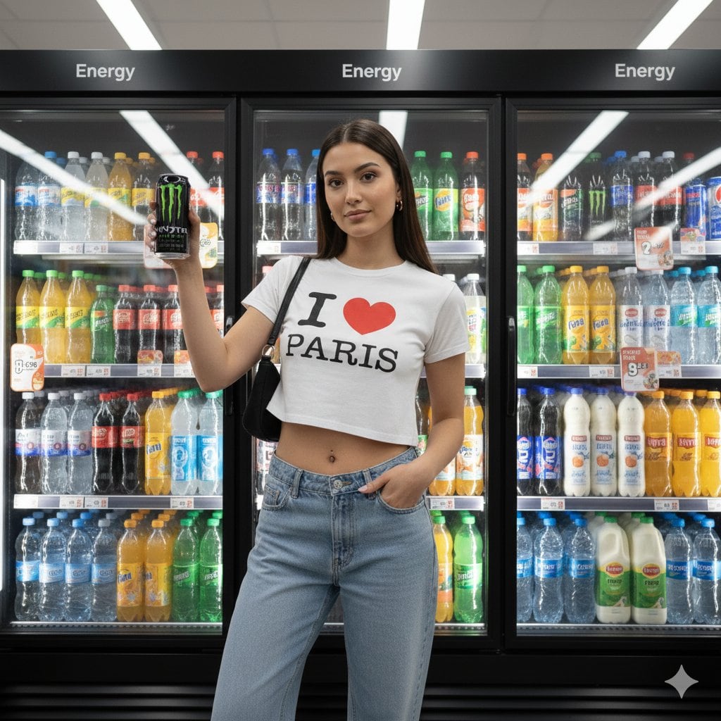 Y2K Revival Convenience Store Portrait