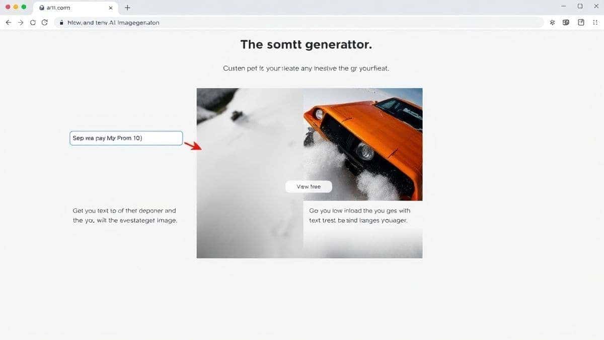 step by step visual guide showing text prompt input, generation loading screen, and final image download on Free AI Image Generator website, clean icons, bright colors, 4k step by step visual guide showing text prompt input, generation loading screen, and final image download on Free AI Image Generator website, clean icons, bright colors, 4k