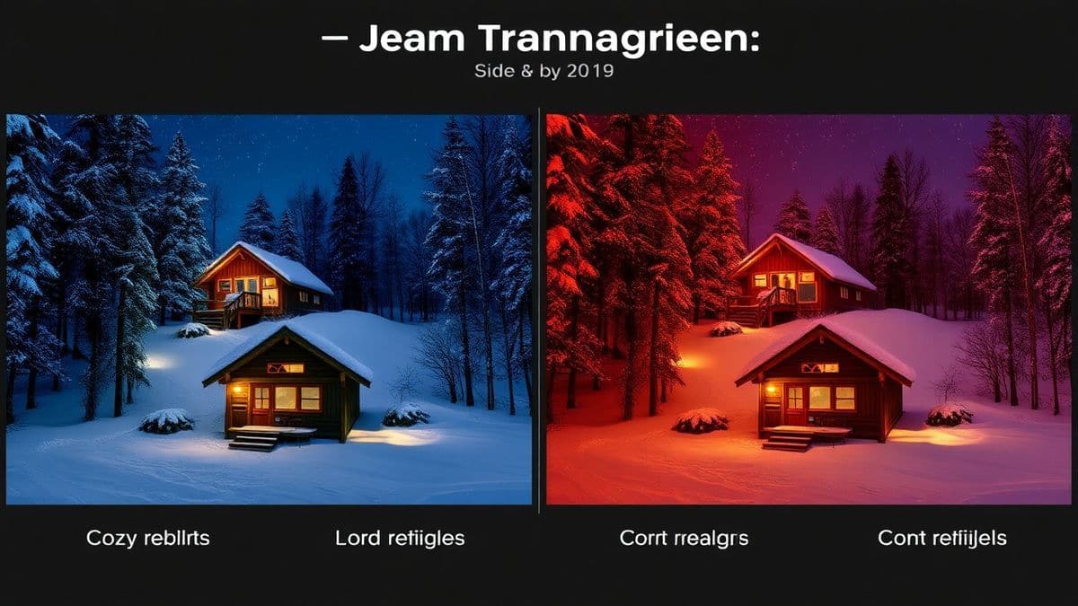 A comparison chart showing four different AI image generators side-by-side with the same prompt 