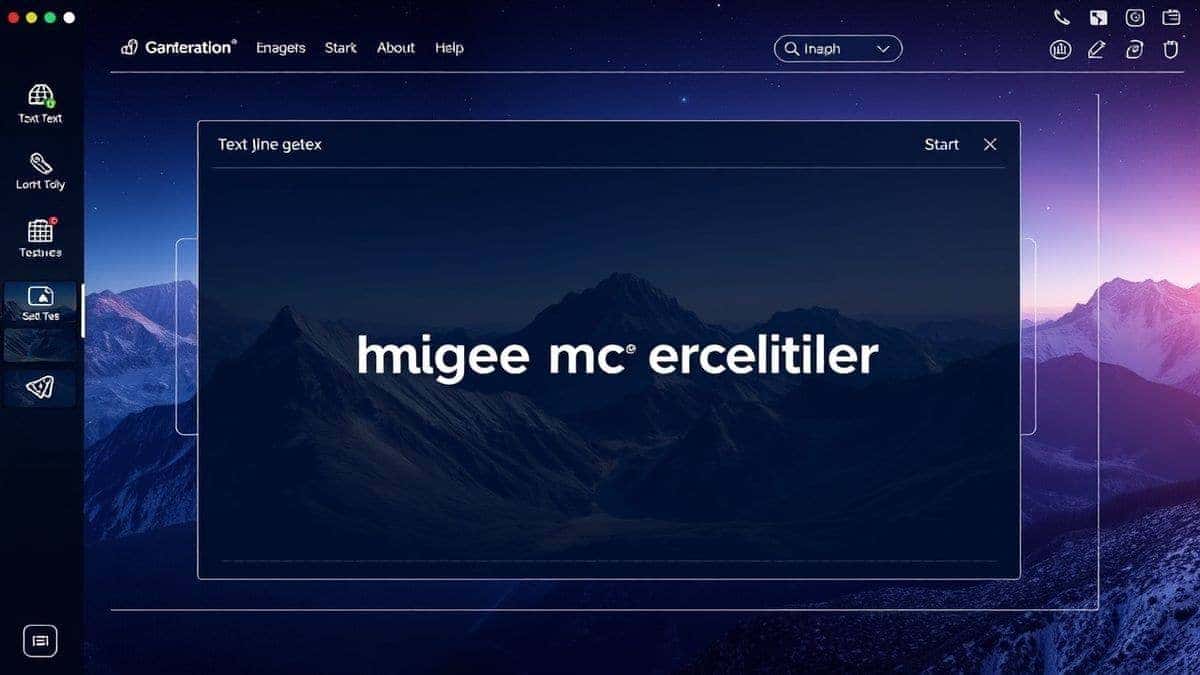 AI image generator prompt structure guide interface showing text input and generated artwork, clean professional dashboard, futuristic design, 4k resolution, detailed