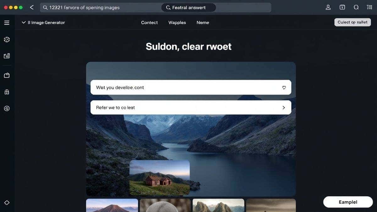 quick answer featured snippet showing free AI image generator interface with high-quality output examples, clean UI, modern tech feel quick answer featured snippet showing free AI image generator interface with high-quality output examples, clean UI, modern tech feel