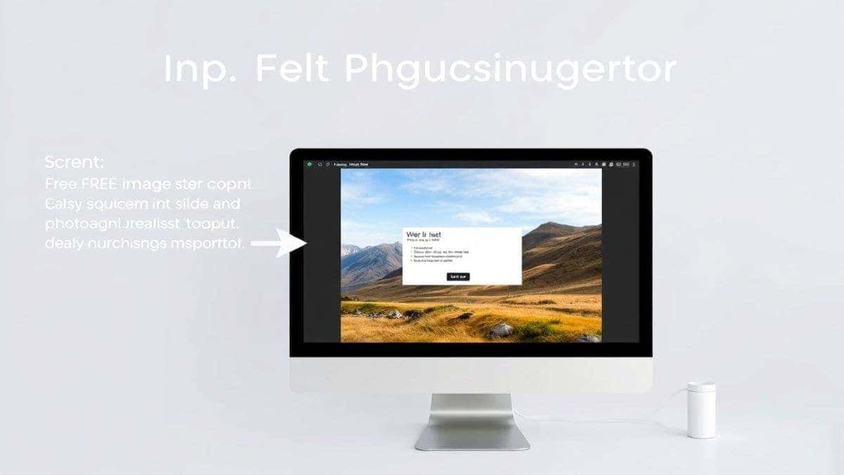 step by step guide to using free ai image generator, computer screen showing prompt input and photorealistic output, clean interface, 4k step by step guide to using free ai image generator, computer screen showing prompt input and photorealistic output, clean interface, 4k