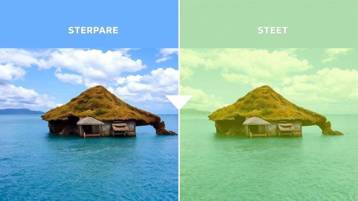 step by step guide using free ai image generator, from text prompt input to final high quality image download, clean tutorial graphics, 4k
