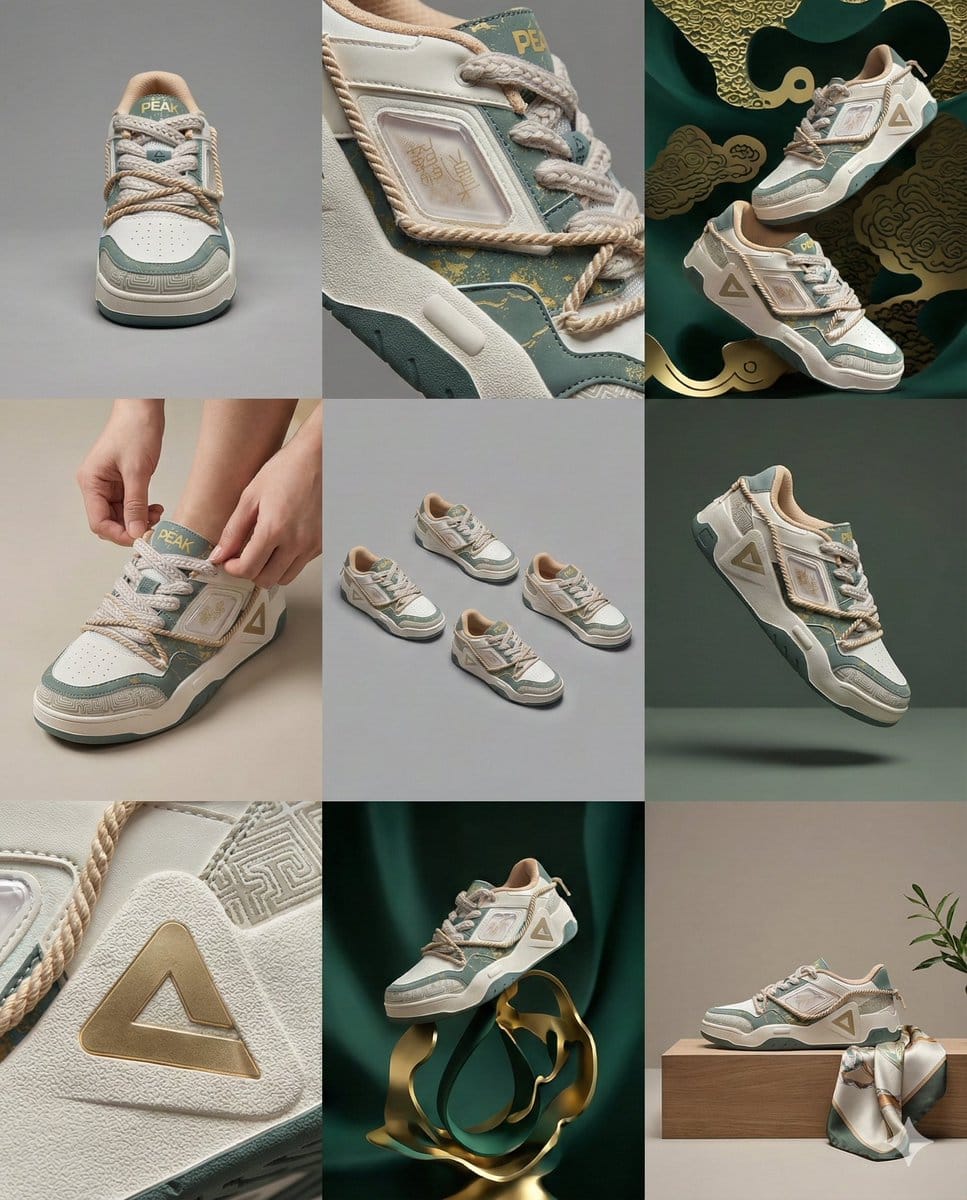 3x3 Visual Storyboard for Product Branding