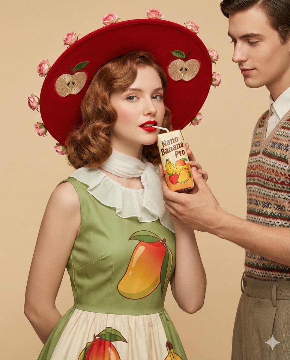 4K Ultra-Realistic Retro Fashion Editorial Portrait