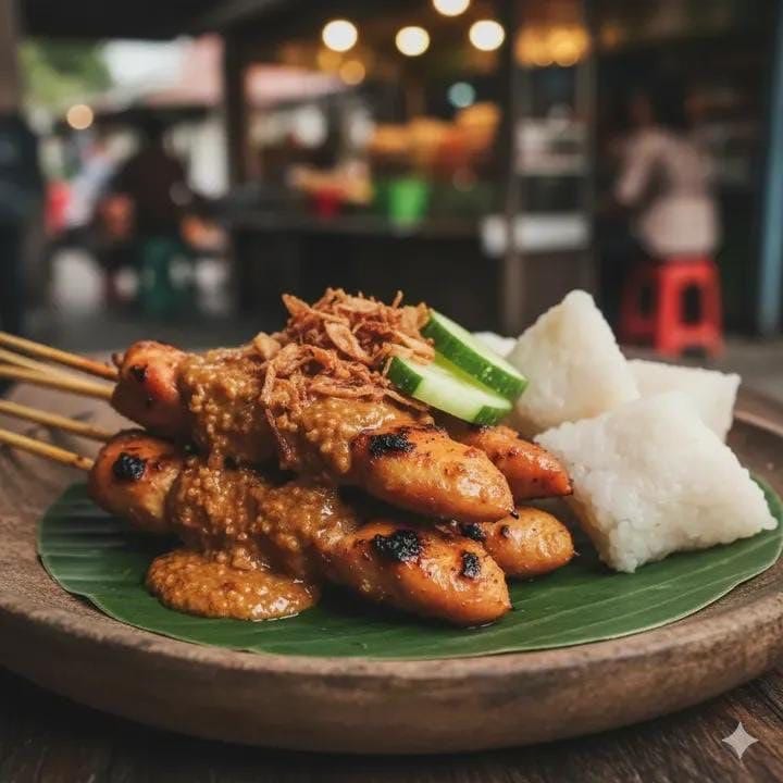 Authentic Indonesian Nasi Tumpeng Food Photography