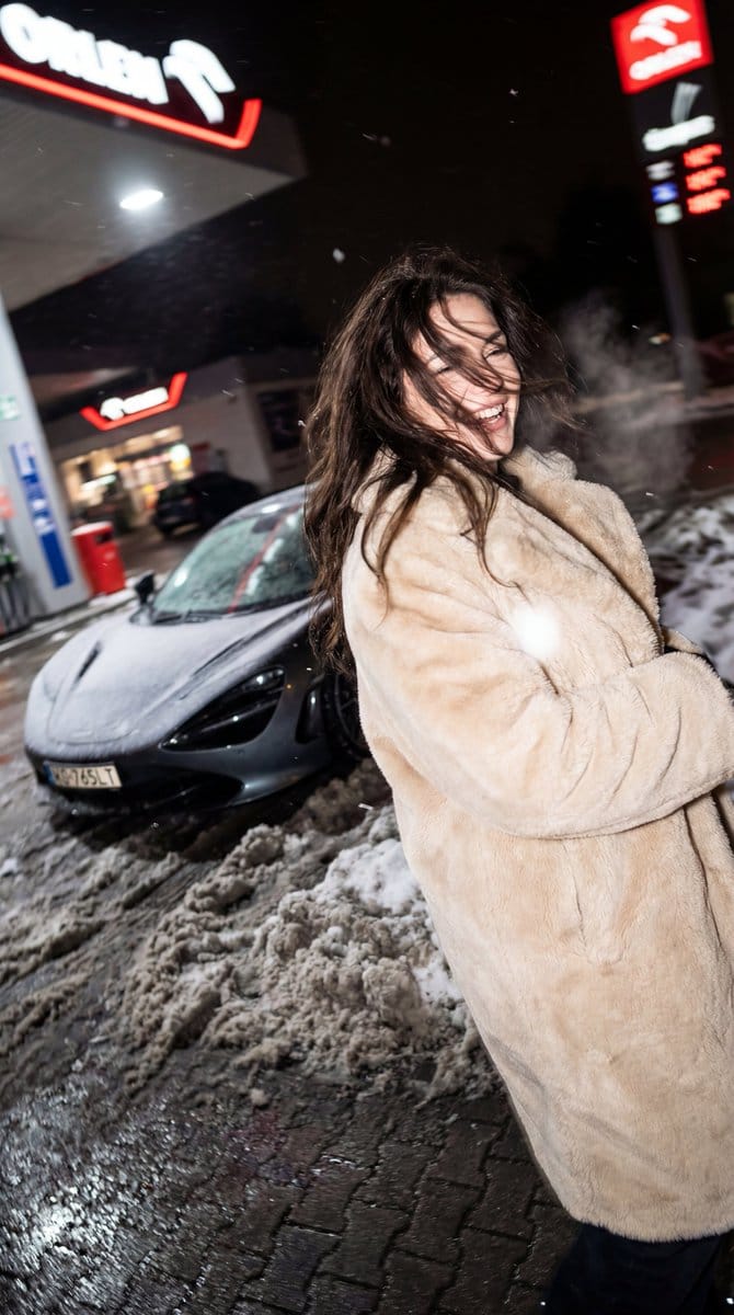 Chaotic Nightlife Flash Photography Portrait