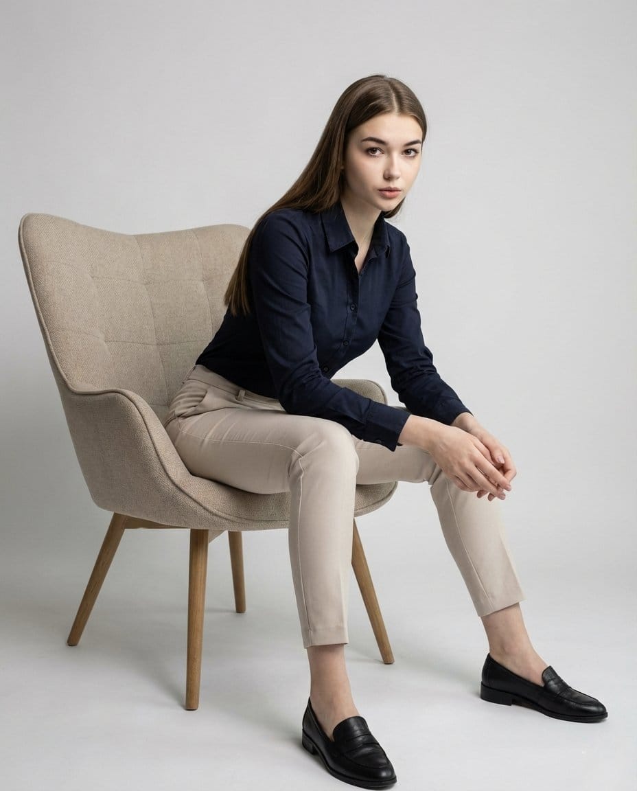 Cinematic Fashion Editorial Portrait with Identity Preservation