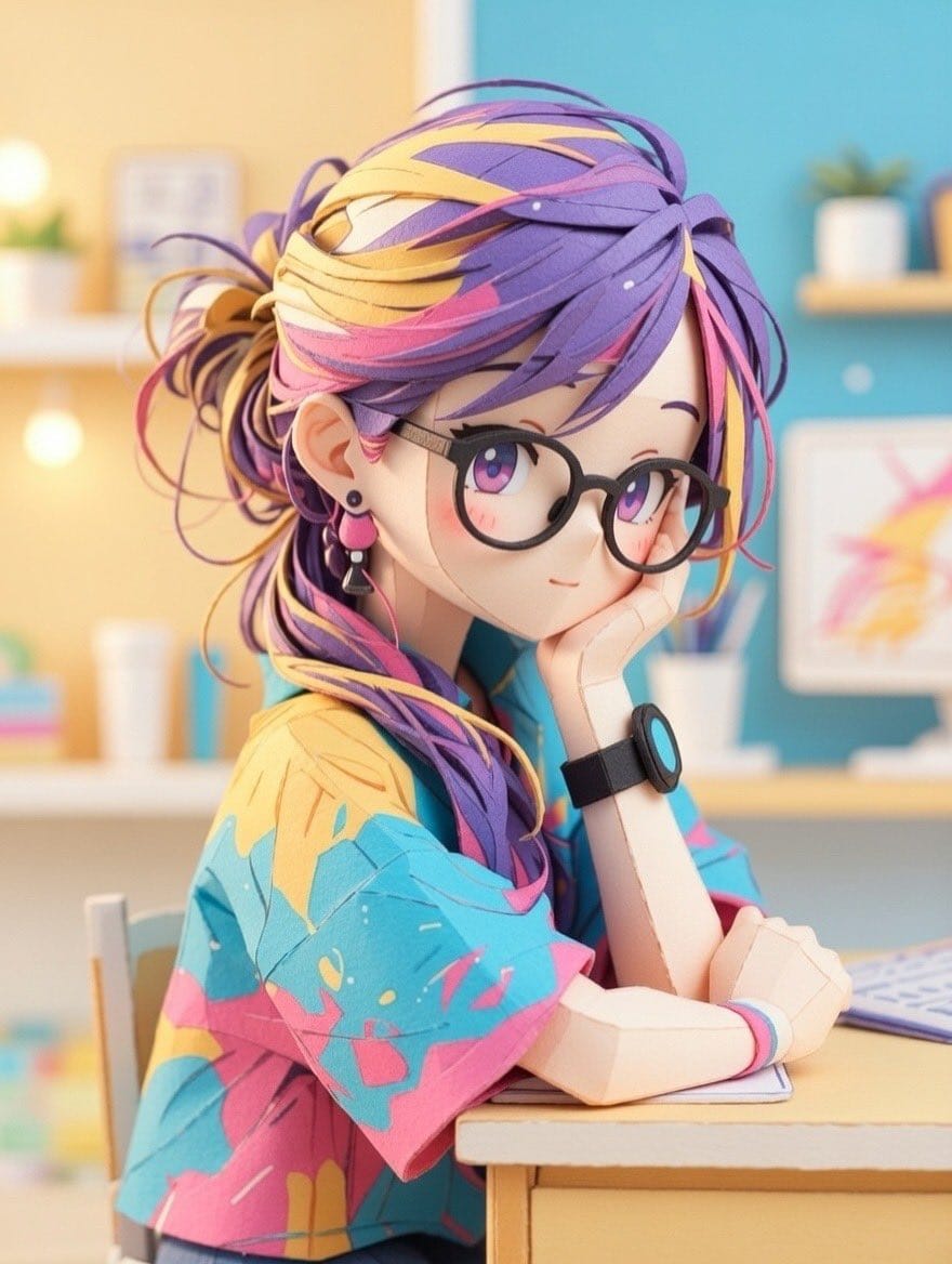 Converting Images to Cute Paper Crafts with Grok and Nano Banana Pro