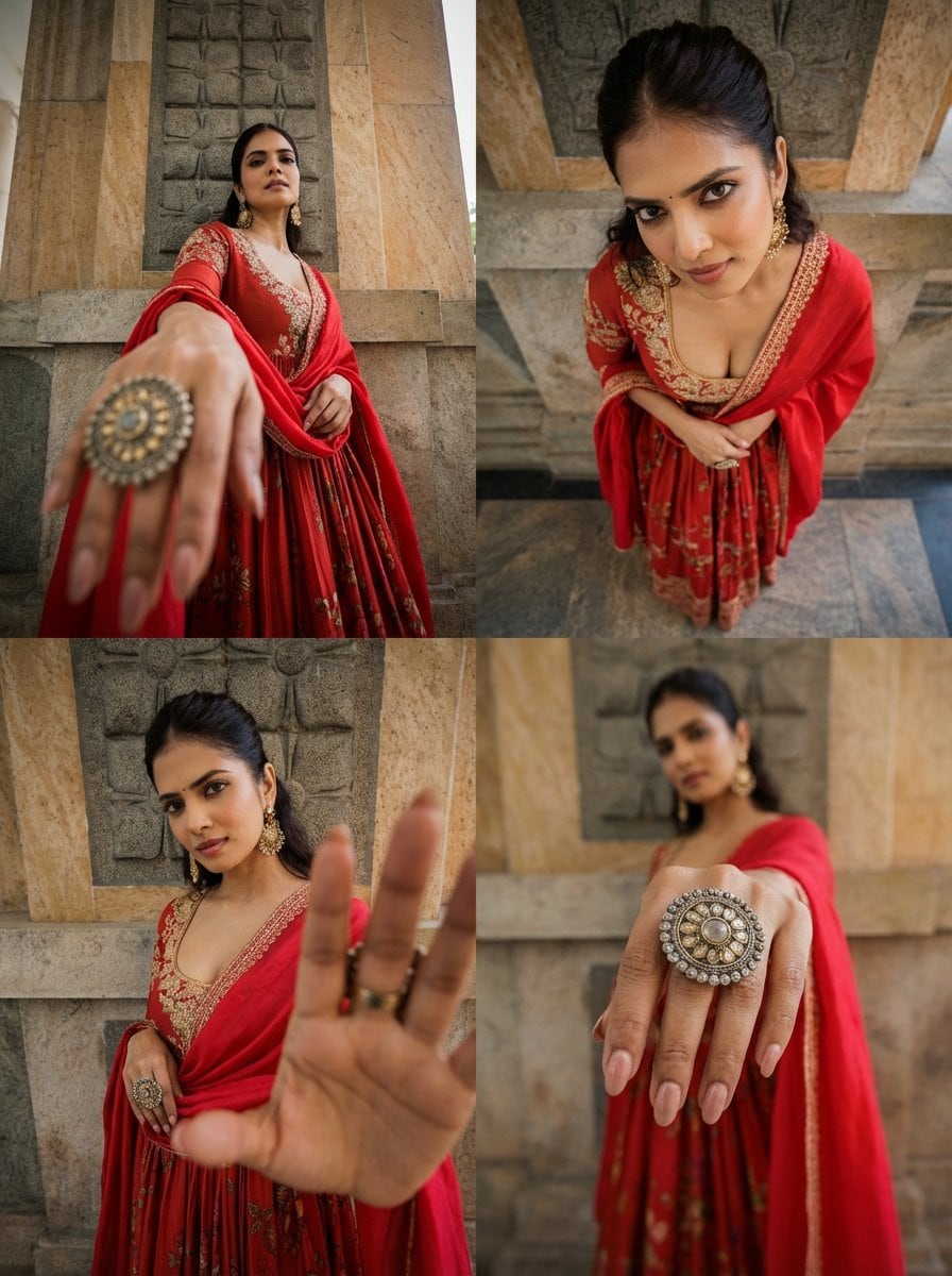 Dramatic Photorealistic Character Portrait in 4 Styles