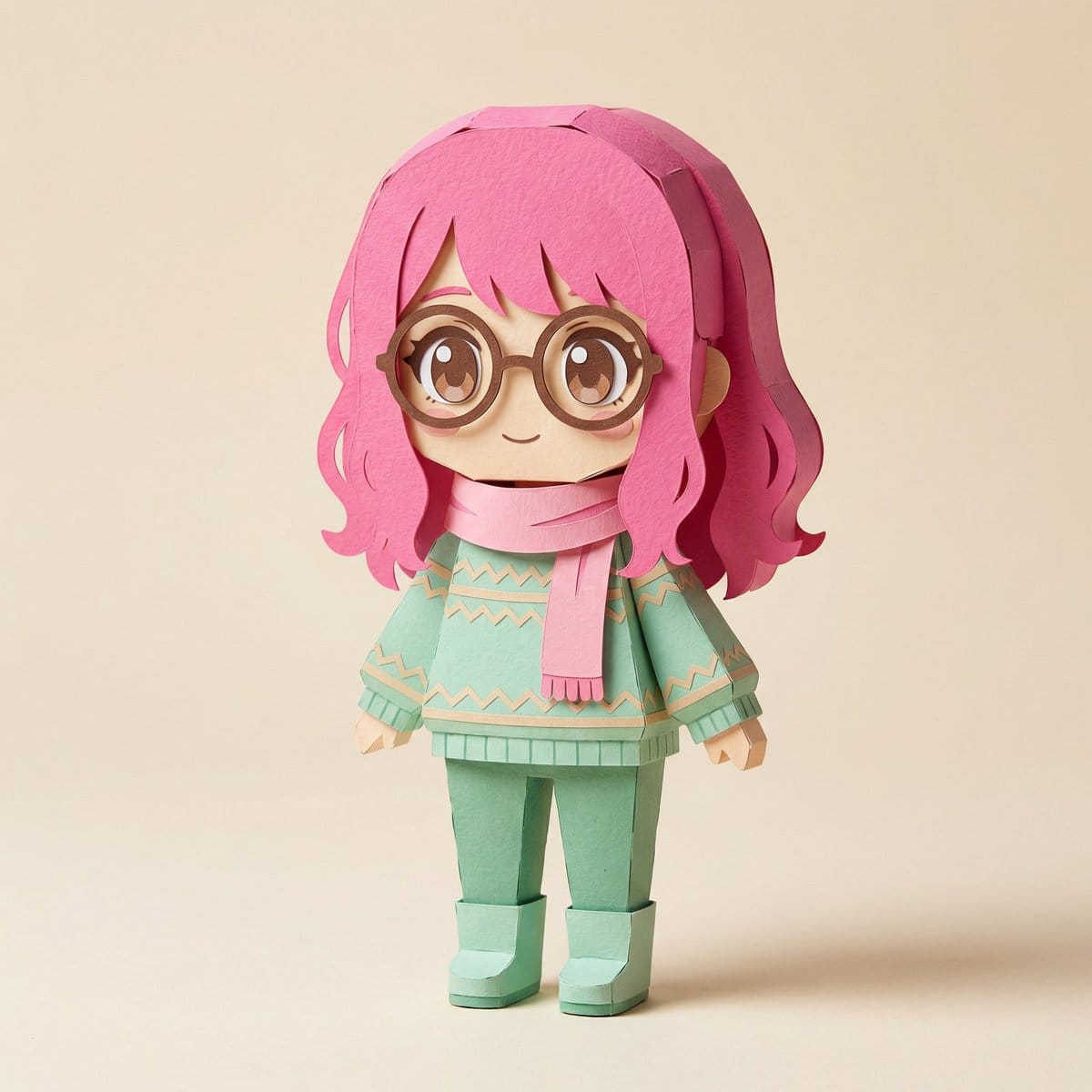 Image-to-SD Papercraft Conversion Prompt