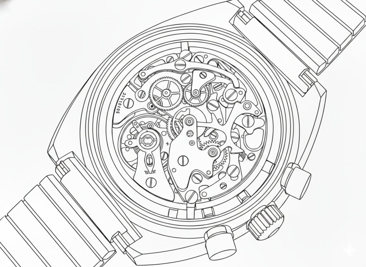 Image to Monochrome Line Art Conversion