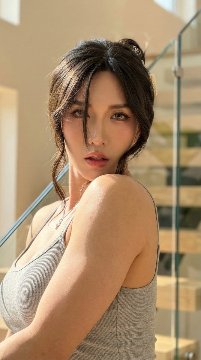 Intimate Close-Up Lifestyle Portrait Prompt