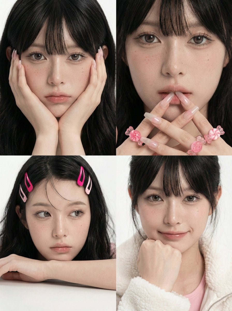 Korean Girl Group Style Photo Shoot Prompt