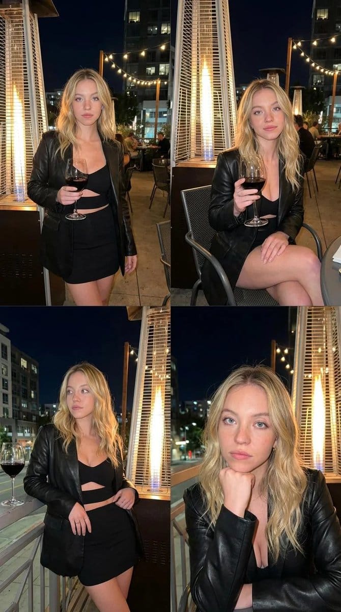 Luxury Nightlife Photo Collage (4-Image Grid)