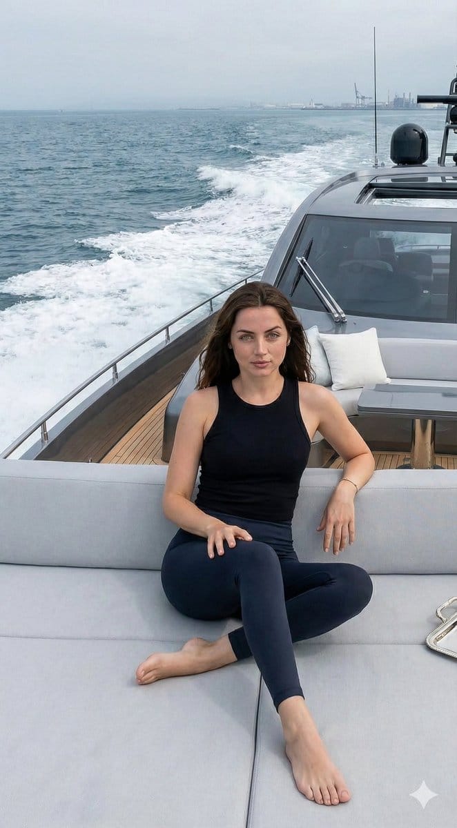Luxury Yacht Lifestyle Photography with Ana de Armas