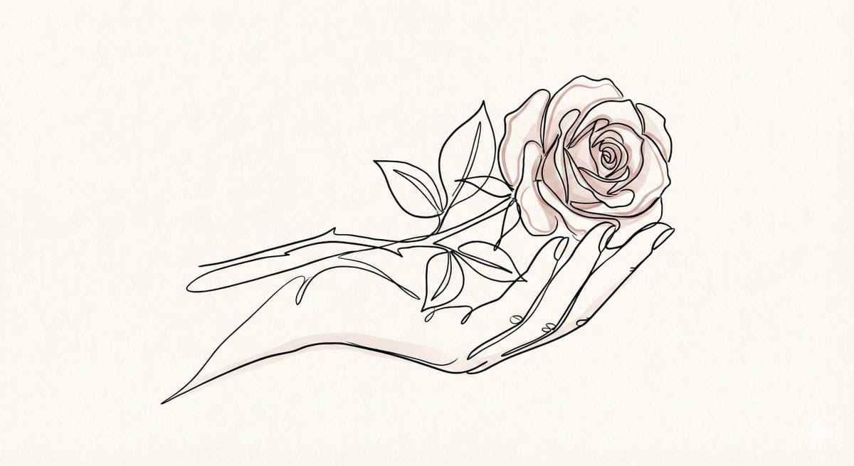 Minimalist Continuous Line Art Illustration