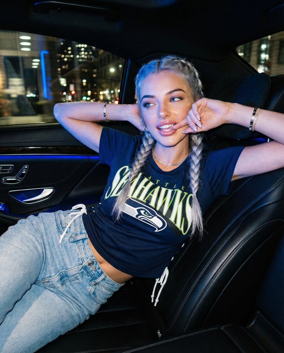 Moody Cinematic Nighttime Car Portrait (NFL Fan)