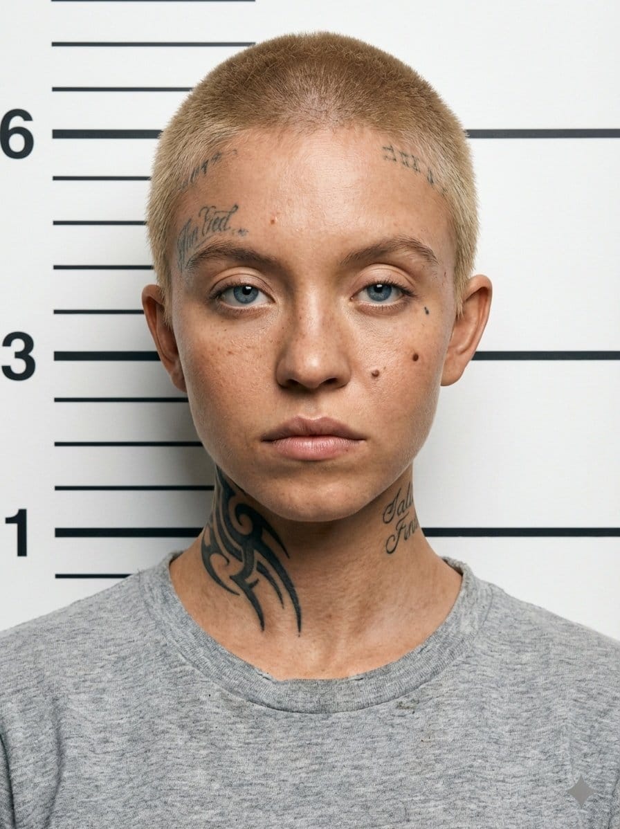 Mugshot AI Filter Trend Portrait Prompt