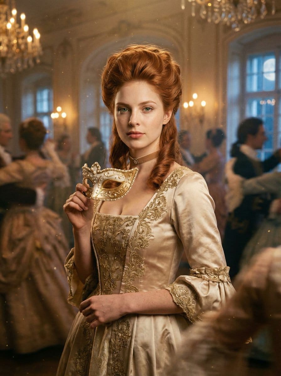 Rococo Masquerade Ball Editorial