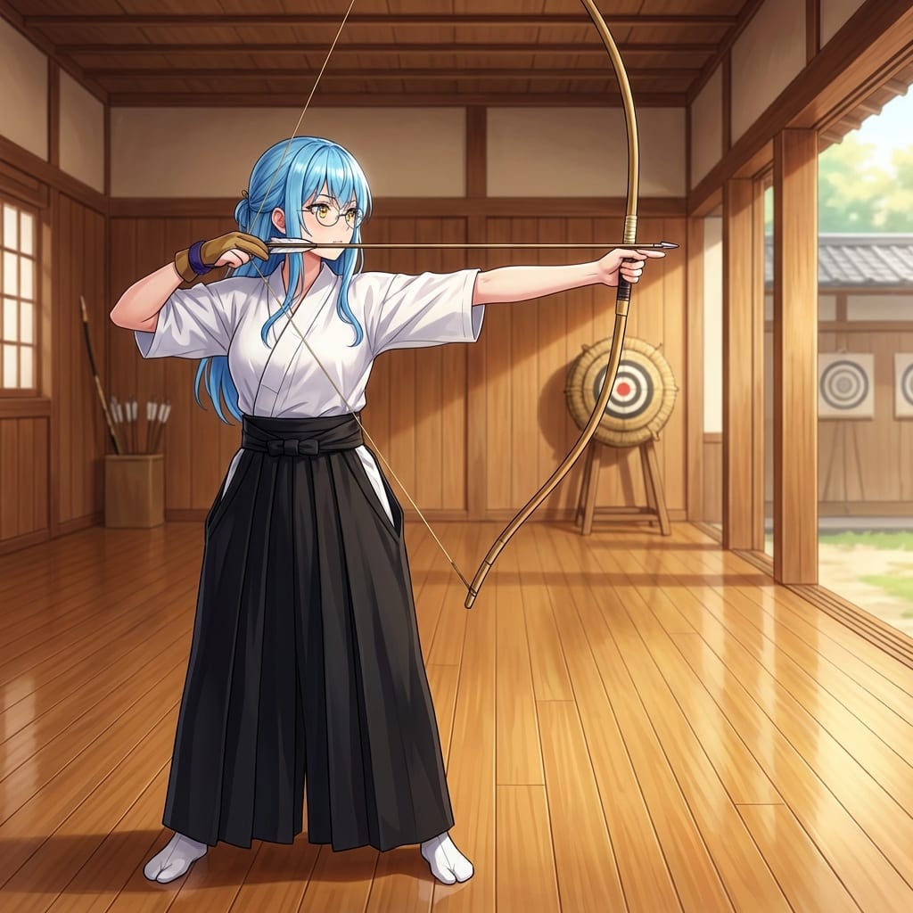 Transforming into a Kyudo (Archery) Practitioner