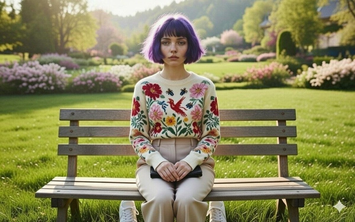 Wareen - The Girl in the Purple Bob