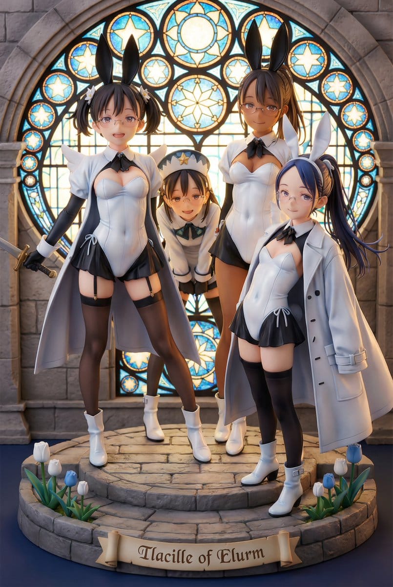 White Fairy Party Figurine Generation